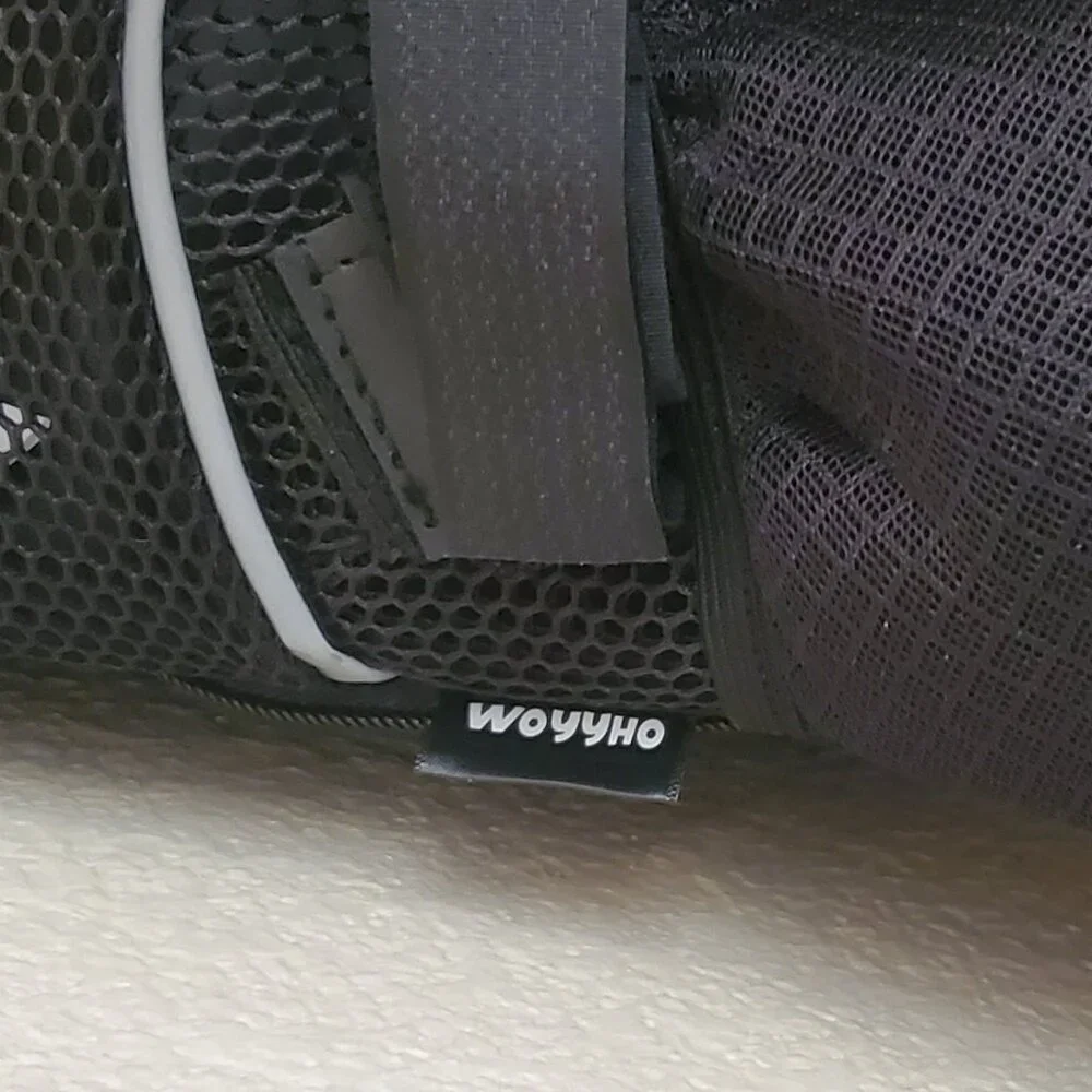 WOYYHO Pet Dog Carrier Backpack Side Storage Pockets Dog Backpack Carrier